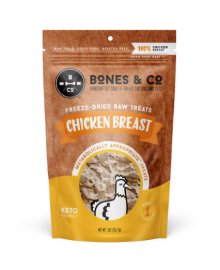Bones and Co Freeze-Dried Raw Treats, Chicken Breast 2oz
